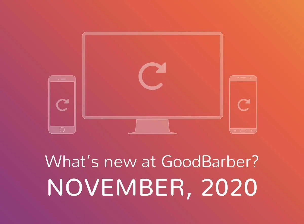 What's new at GoodBarber? November 2020