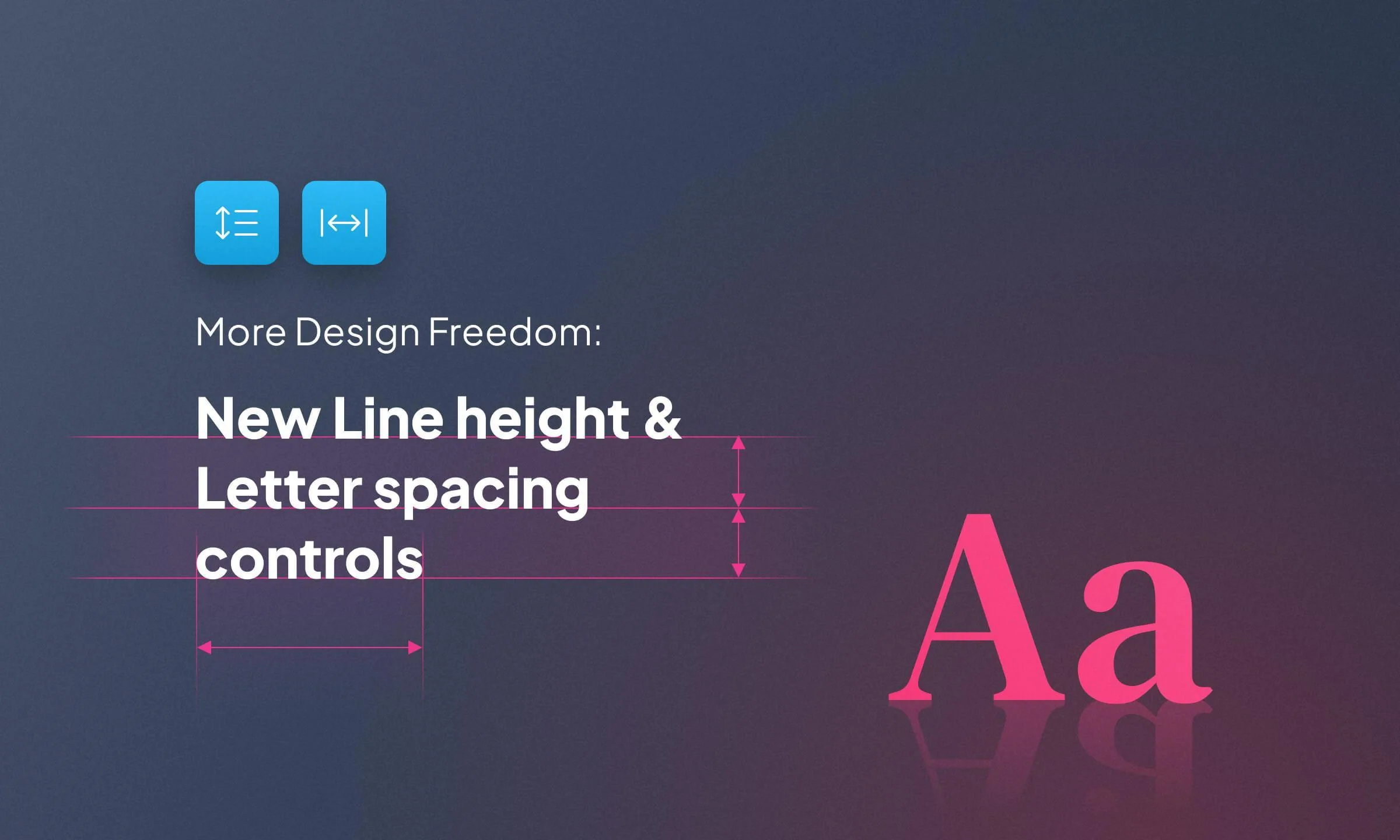 Style your texts with spacing settings