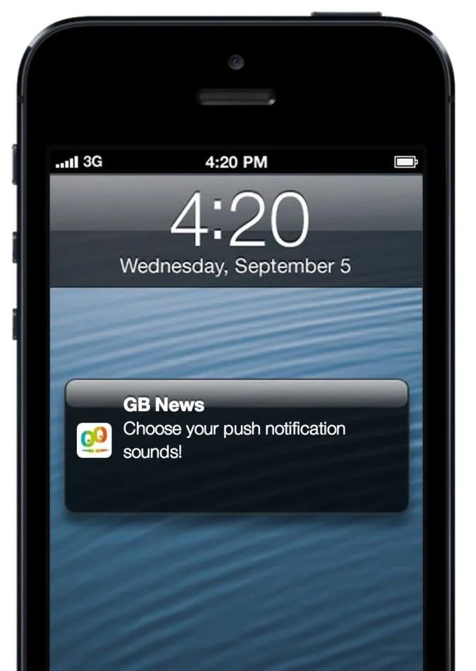 Choose your push notification sounds
