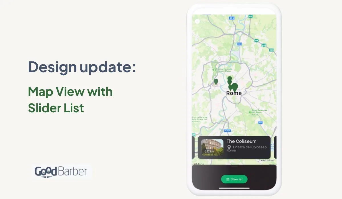 Design update: A new navigation in map view